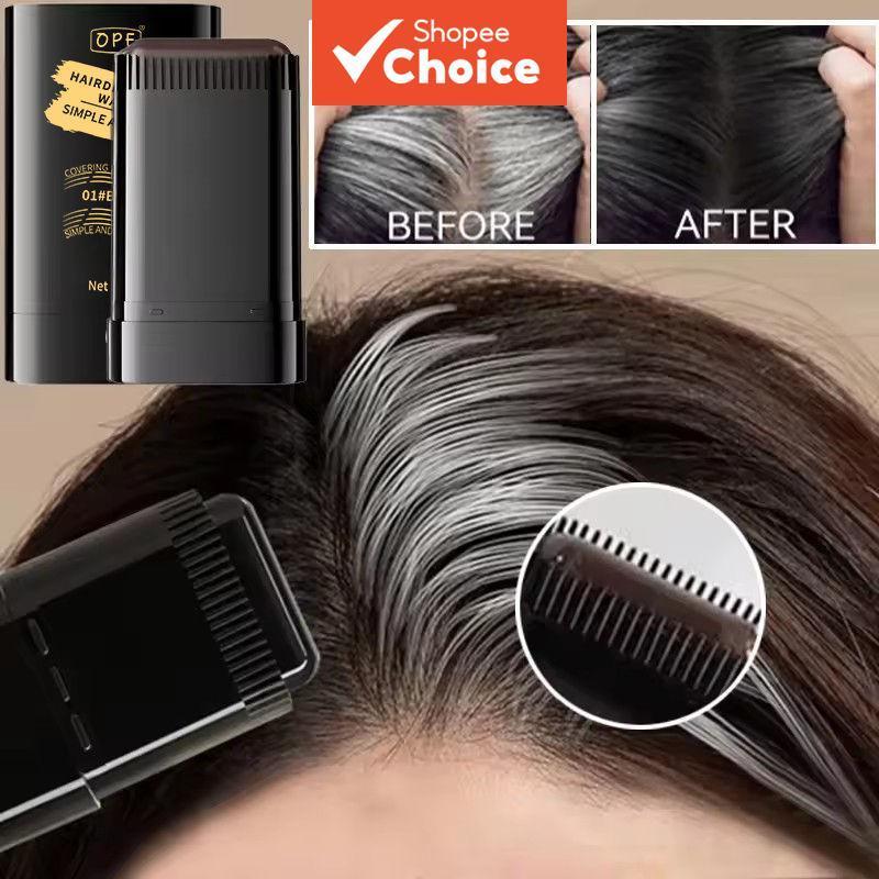 Bastão de Tinta de Cabelo Temporário de Liberação Rápida de Pigmento, Cuidado Suave, Textura Leve, Acessório Natural
