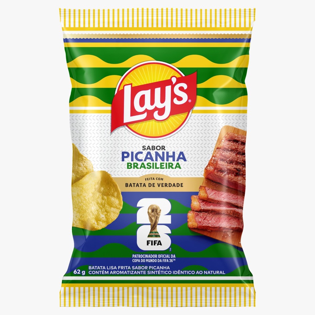 Batata Chips Lays 62g Picanha Brasileira