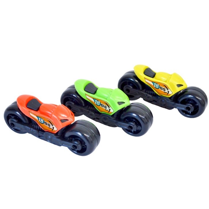 Kit Brinquedo Com 3 Moto  Radicais De Corrida Para Meninos-bs Toys Brinquedos