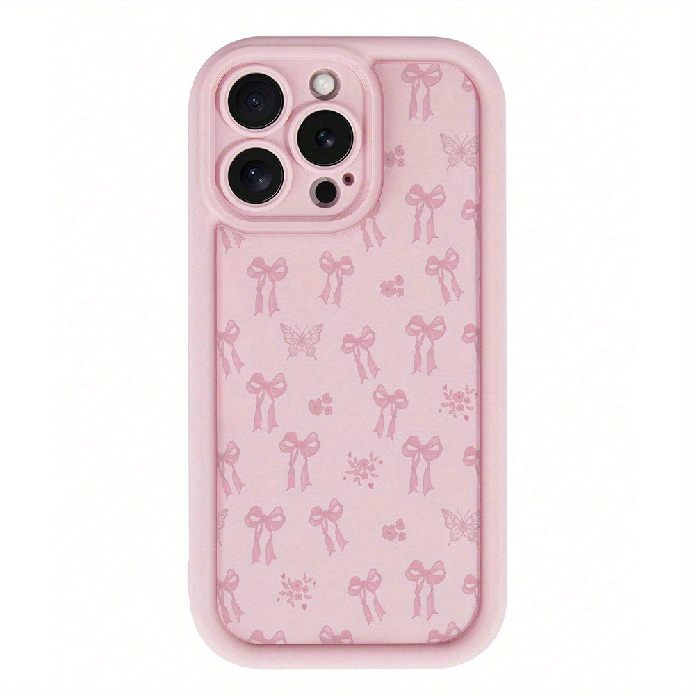 Capa Samsung A54 A34 A15 A05 S24 S23 S22 S21 S20 FE A13 A12 | Rosa Laço Borboleta Flor Feminina