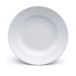 Prato Fundo Sopa 24cm Branco Convencional Porcelana Schmidt