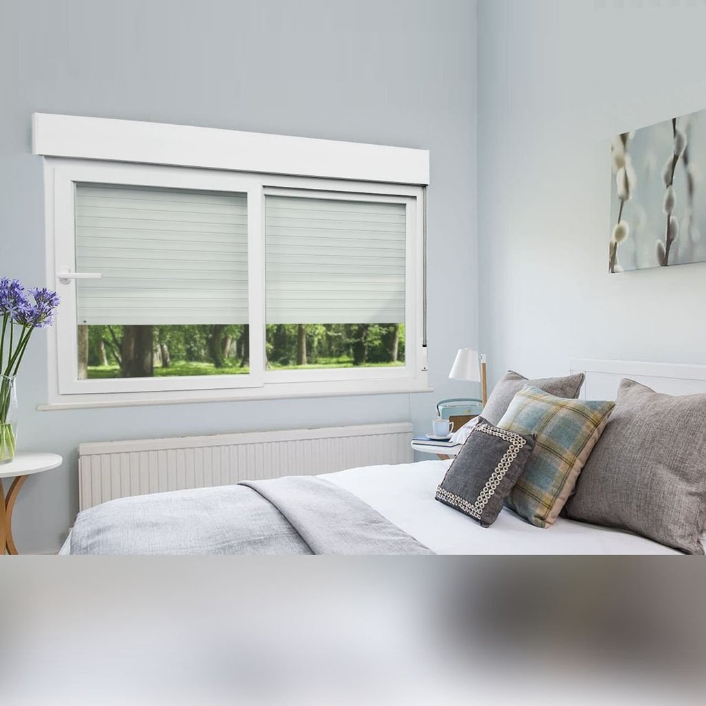 Janela de PVC Integrada 120x150cm 2 Folhas com Vidro Liso e Cremona ITEC Brimak