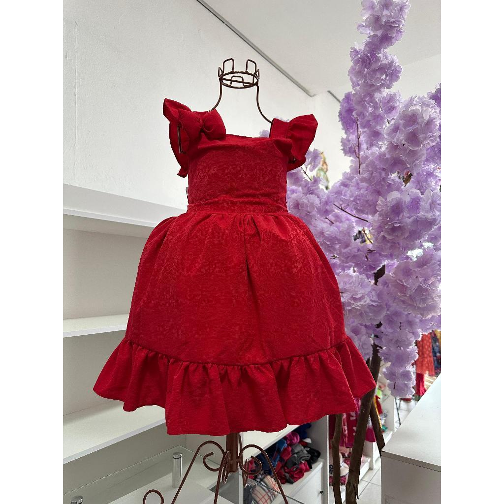 Vestido Menina Infantil Ester Luna Lisos e Forrados