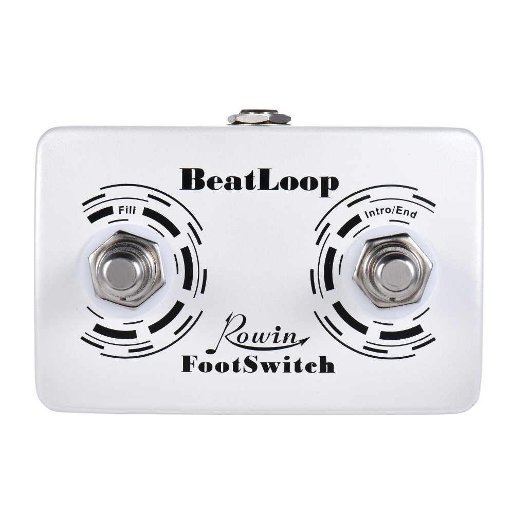 Photop-BR ERYUE BeatLoop Pedal duplo interruptor de pé para efeito de gravação Beat Loop com cabo de 6,35 mm