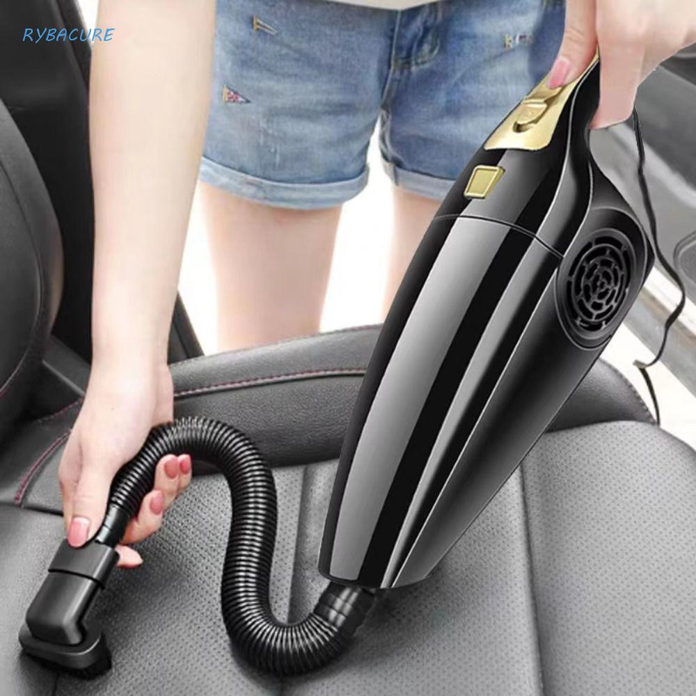Aspirador De Pó Portátil RYBACURE , De Carro De Alta Potência De Uso Duplo Seco E Úmido , Peças Automotivas Com Cabo De