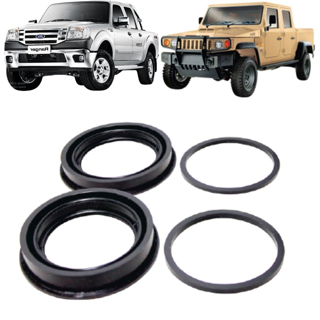 REPARO VEDAÇÃO DO PISTÃO PINÇA FREIO BOSCH DIANTEIRO RANGER 98/12 - MARRUÁ (46MM)