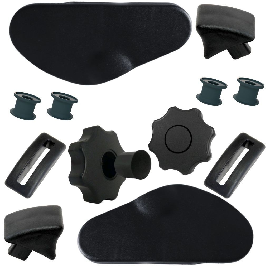 Kit 12 Acabamento Completo Banco Preto Diant./celta Prisma Premium
