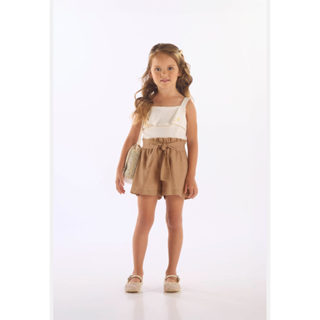 Conjunto Regata Algodão Short Linho Up Baby em Oferta na Shopee