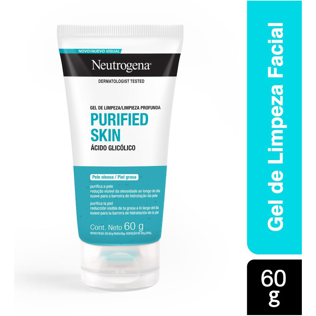 Gel De Limpeza Facial Neutrogena Purified Skin 60g em Oferta na Shopee