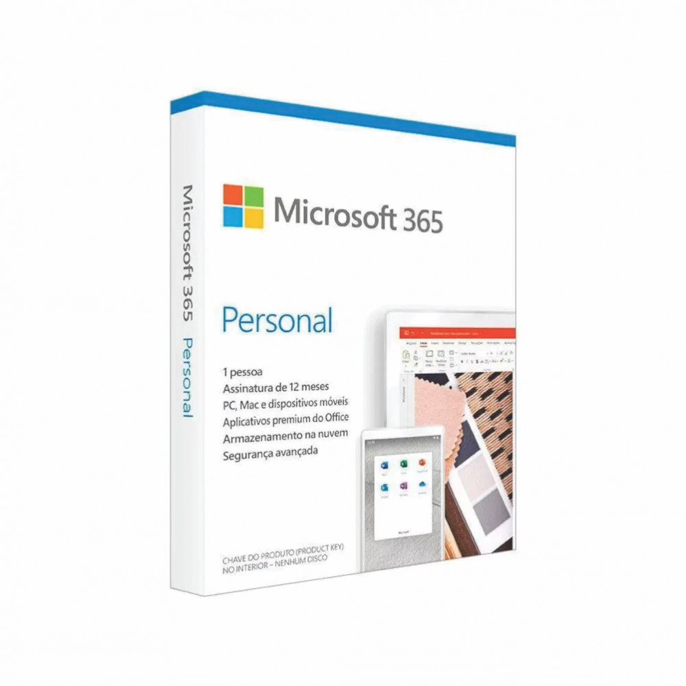 Microsoft Office 365 Personal MAC / PC (BOX) Licença anual