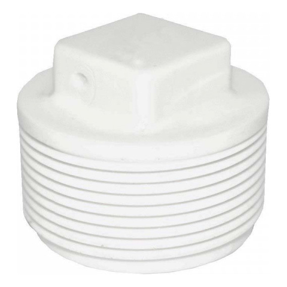Tampao Plug Roscavel 1 Polegada Pvc Branco Plastilit em Oferta na Shopee