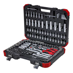 Jogo De Soquetes Encaixe De 1/4 3/8 1/2 Pol. 172p Gedore Red