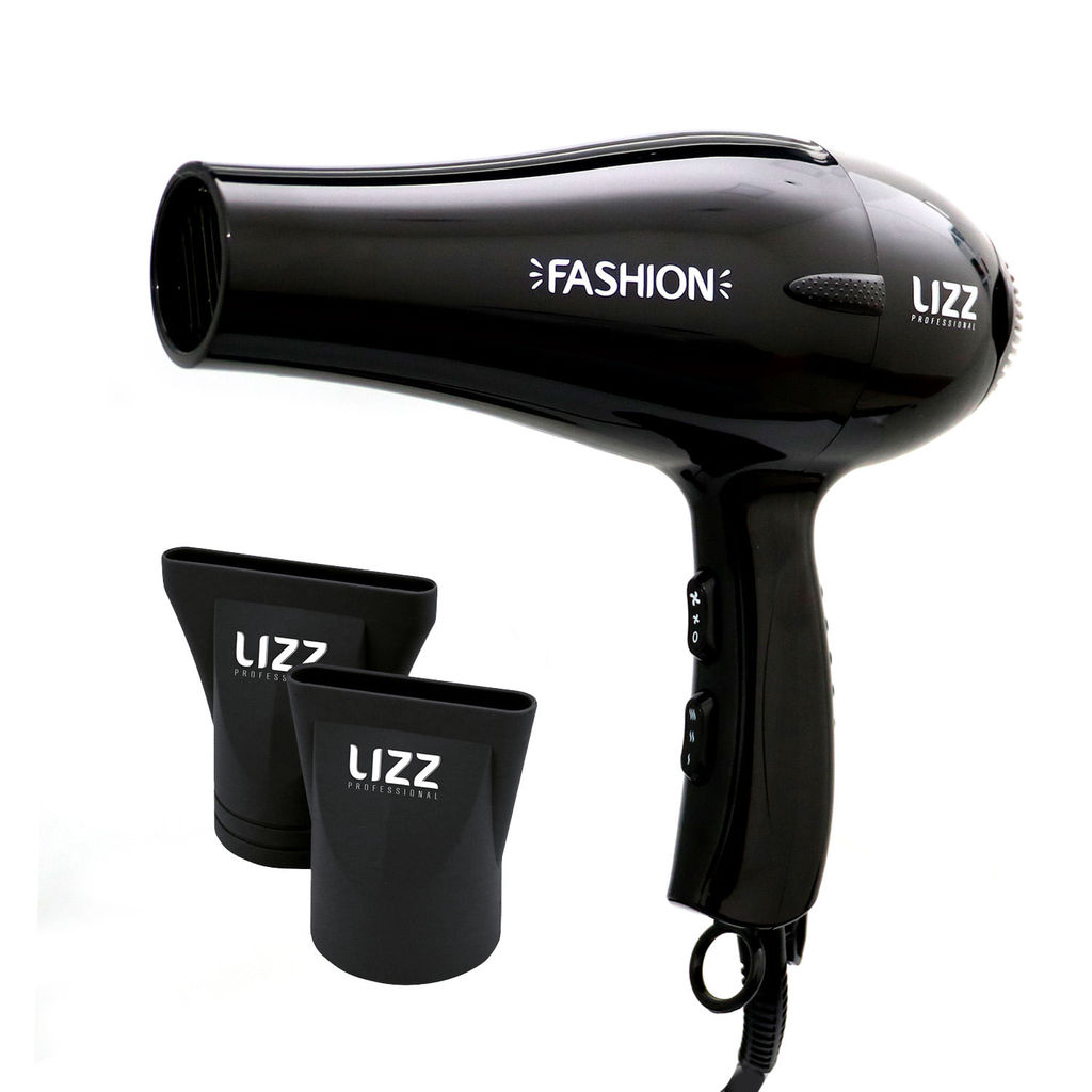 Secador Profissional Fashion Preto (2150W / 2200W) - Lizz Pro em Oferta na Shopee