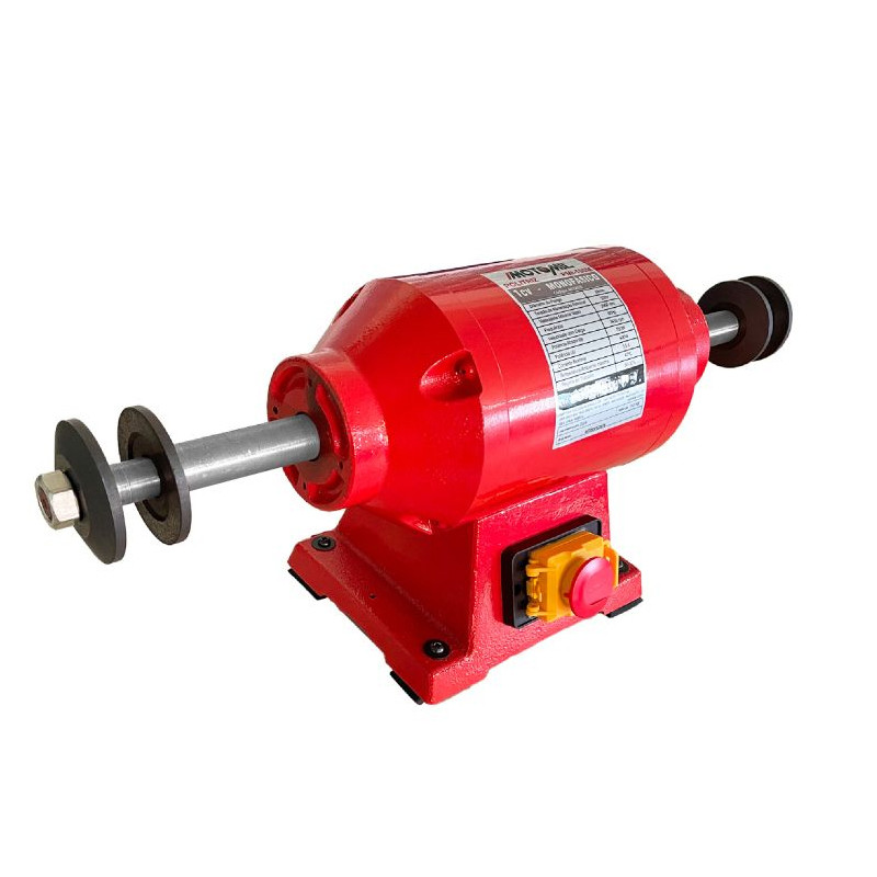 Politriz de Bancada MOTOMIL PMI-100T 1cv Trifásica 220V 380V para Polimento Profissional