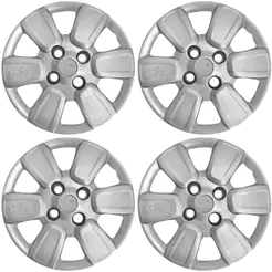 Calota Aro 14" cor Prata Modelo Uno Way 2014 Jogo c/ 4 Calotas Grid - 156CB-PTA-E