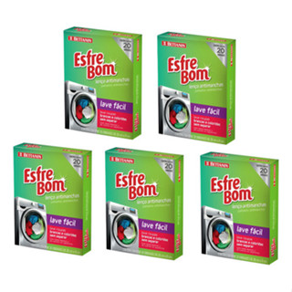 100 Lenços Antimanchas Bettanin Esfrebom Lave Sem Medo Kit 5 em Oferta na Shopee