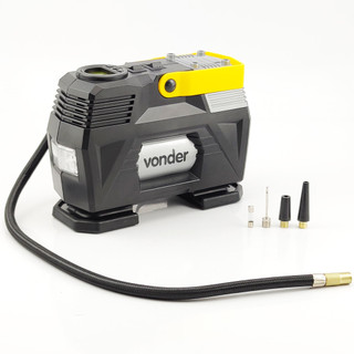 Compressor de Ar 12v CAV 120 Compacto para Encher Pneus de Carros, Motos e Bikes