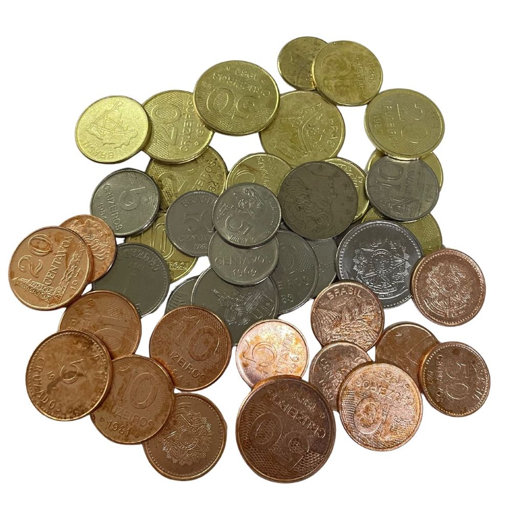 Moeda Antiga Cruzeiro Ano 1942 Á 1987 Unidade em Oferta na Shopee