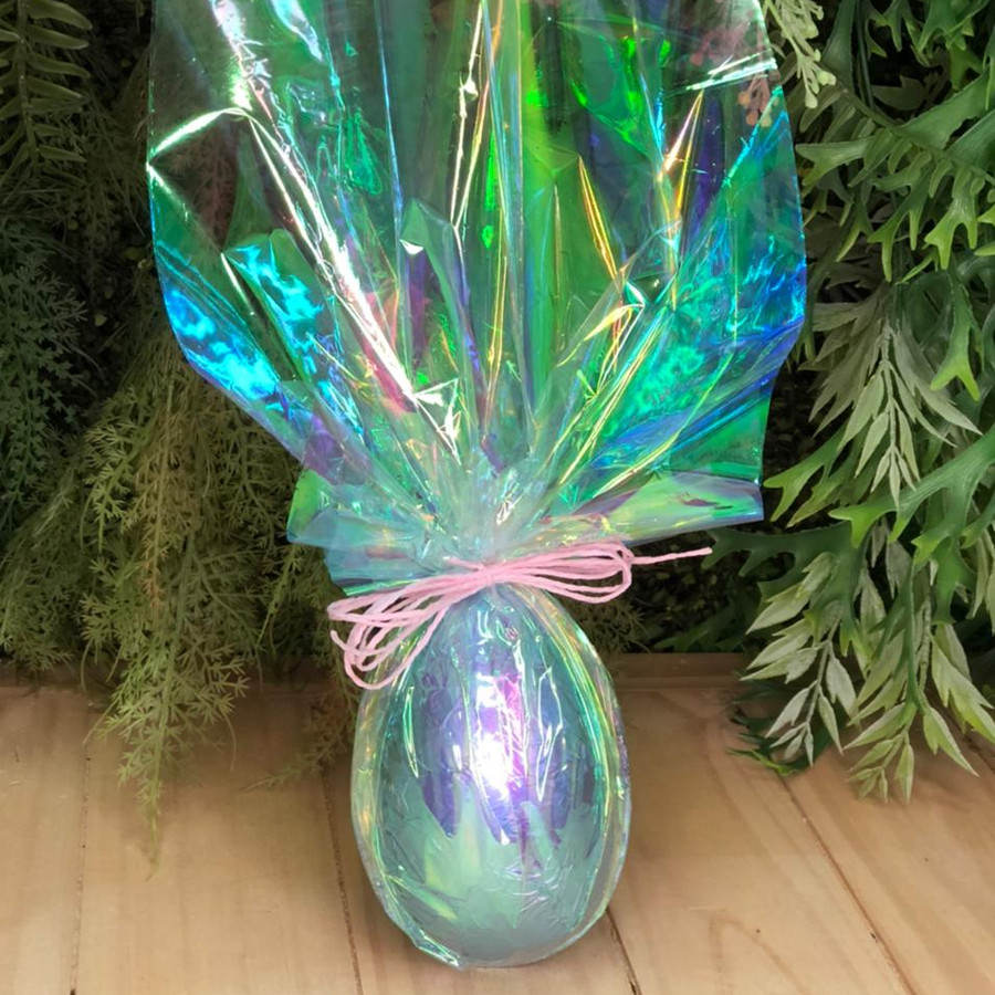 Folha para Ovos de Páscoa Transparente Nacarado 70x90cm - 5 unidades - Cromus - Rizzo em Oferta na Shopee