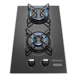Cooktop A Gás 2 Bocas Mondial Bivolt Ctg-04 Preto