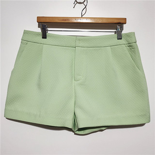 R RMEO/Romantic Verão Shorts Casuais Femininos Calças Quentes Retas Cintura Natural Bolso Commuter All-Match