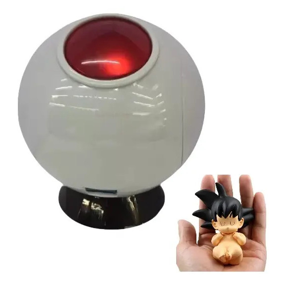 Nave Espacial Capsula Dragon Ball  Goku Vegeta + Baby Goku