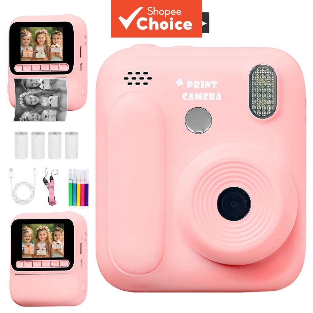 Câmera Instantânea Polaroid Impressão Cam Criativo Compacto Dispositivo Digital Portátil Filme Foto Aventura Ao Ar Livre