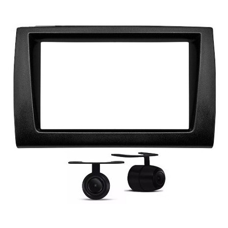 Moldura Pioneer Painel 2din Multimidia Fiat Bravo Camera