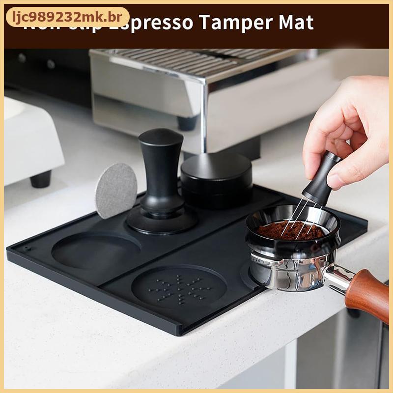 [MYBR] Tapete De Compactação De Café Expresso De Silicone Antiderrapante Almofada De Prensa Ferramenta Acessório Estação