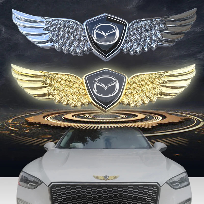 Emblema Adesivo para Capô Frontal de Carro para Mazda 3 5 6 RX8 RX7 MX3 MX5 CX9 CX7 CX5 MX3 MX5 Atenza Axela Protege Spe