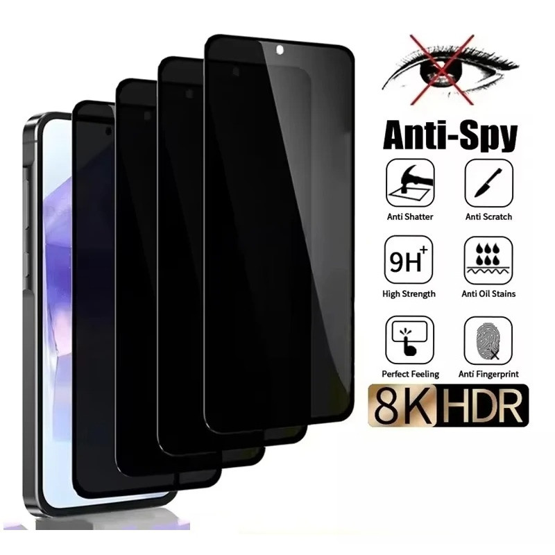 2 Pçs Desbloquear Protetor De Privacidade Para Xiaomi 17 Pro Max 15T 15 Poco F8 Ultra F7 Redmi Turbo 5 K90 K80 Ultimat V