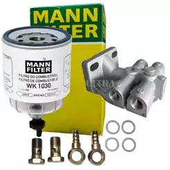 Kit Completo Filtro Racor + Suporte Universal WK1030 - 12MM (Mann KITRACORWK1030SEMBOMBA)
