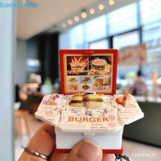BACK2LIFE1 Mini Chaveiros De Livro 3D , Bolsa De Dedo Novidade Para Loja De Chá De Leite , Pingente Engraçado , Portátei