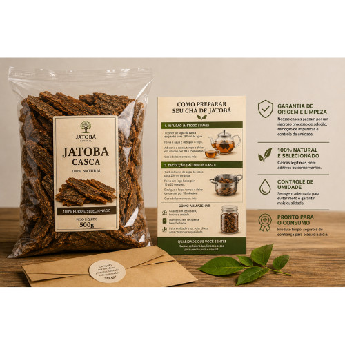Casca De Jatobá Puro E Natural Premium Legítimo — imagem 2 de 2