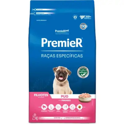RAÇÃO PREMIER PUG FILHOTES 2.5KG