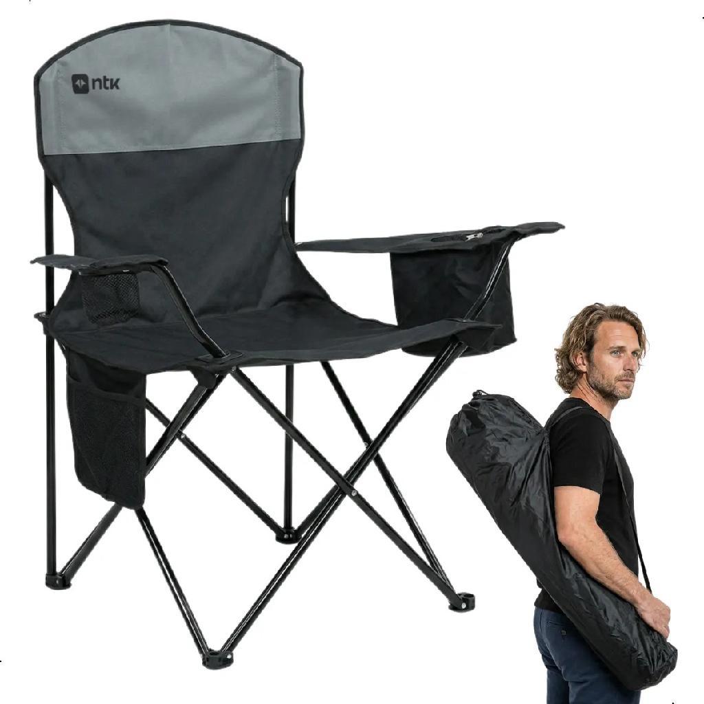 Cadeira Camping Dobravel Pandera Nautika Bolsa Termica Porta Copo — imagem 2 de 2