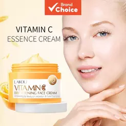 LAIKOU Creme Facial de Vitamina C para Remover Sardas e Manchas VC Creme Facial Clareador 25g
