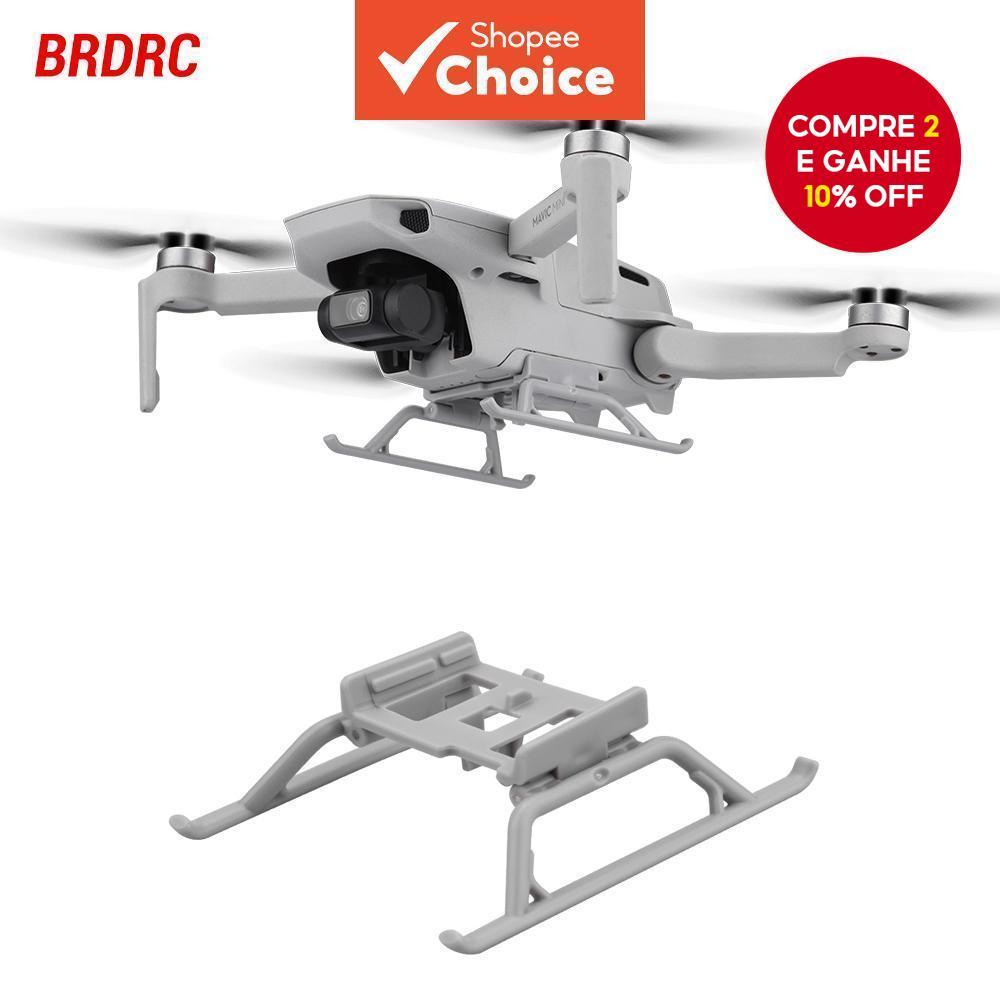 Trem De Pouso BRDRC Para DJI Mini 4KMavic Mini2Mini SE Extensor Leve Suporte Pés De Perna Longa Expa