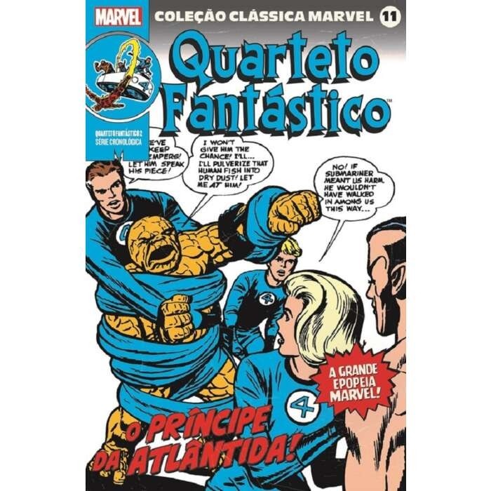 Quarteto Fantastico O Príncipe da Atlantida 11 Coleção Clássica Marvel autor Marvel