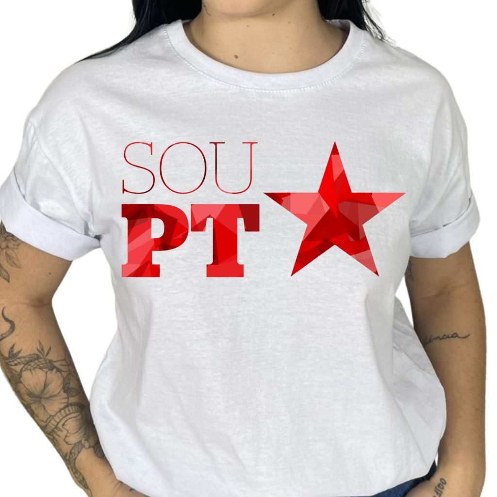 Camiseta Personalizada Sou PT Lula 7 De Setembro Independência Do Brasil