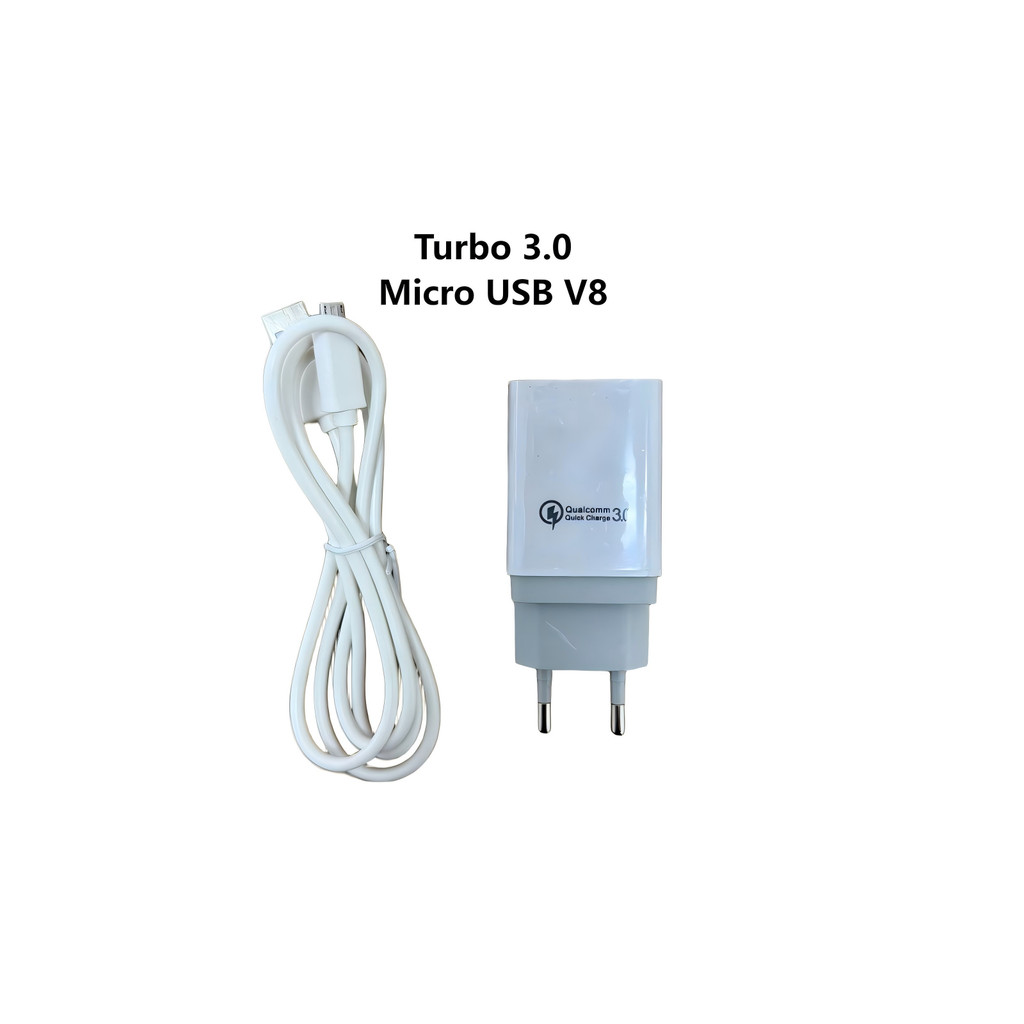 Carregador Turbo 3.5A  COM Micro USB V8