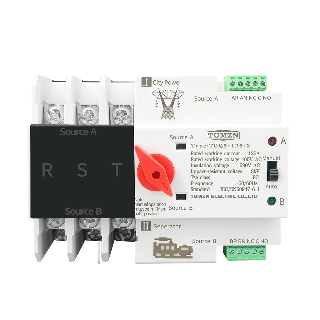 Chave Transferência Automática Trifásica 125a 230v 3 Polos