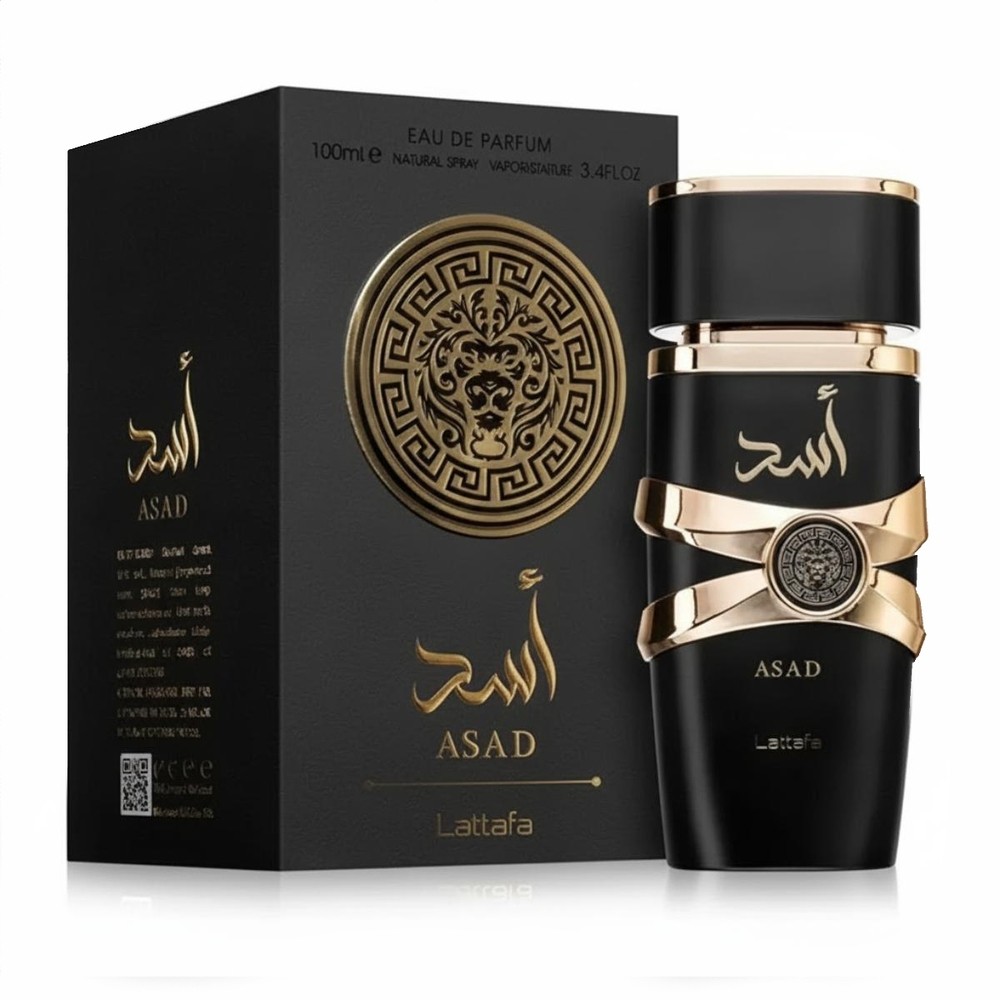 Perfume Asad Lattafa Eau de Parfum Masculino - 100 ml em Oferta na Shopee