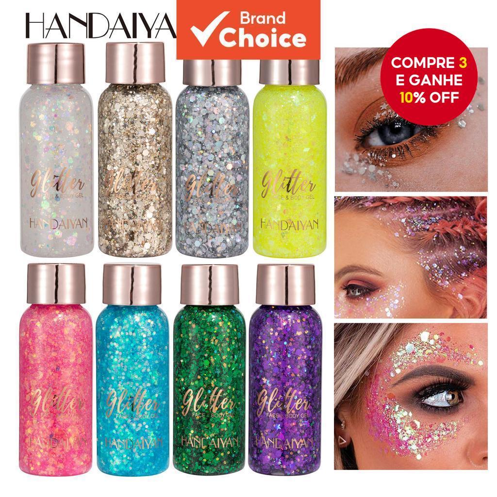 Glitter Eyeshadow Liquid Eyeshadow Liquid Girl Face Stage Dazzling Maquiagem Gel Escama de Sereia Sequências Líquidas