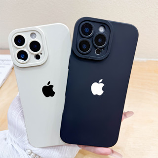 Capa Para iPhone 17 Pro Max Ar 13 16 15 14 12 11 XS XR 7 8 Plus Simples Logotipo Da Apple Silicone Macia ZYCase em Oferta na Shopee