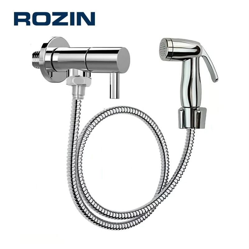 Ducha Higiênica Para Banheiro Completa Luxo Inox 1,2m Chuveirinho Privada