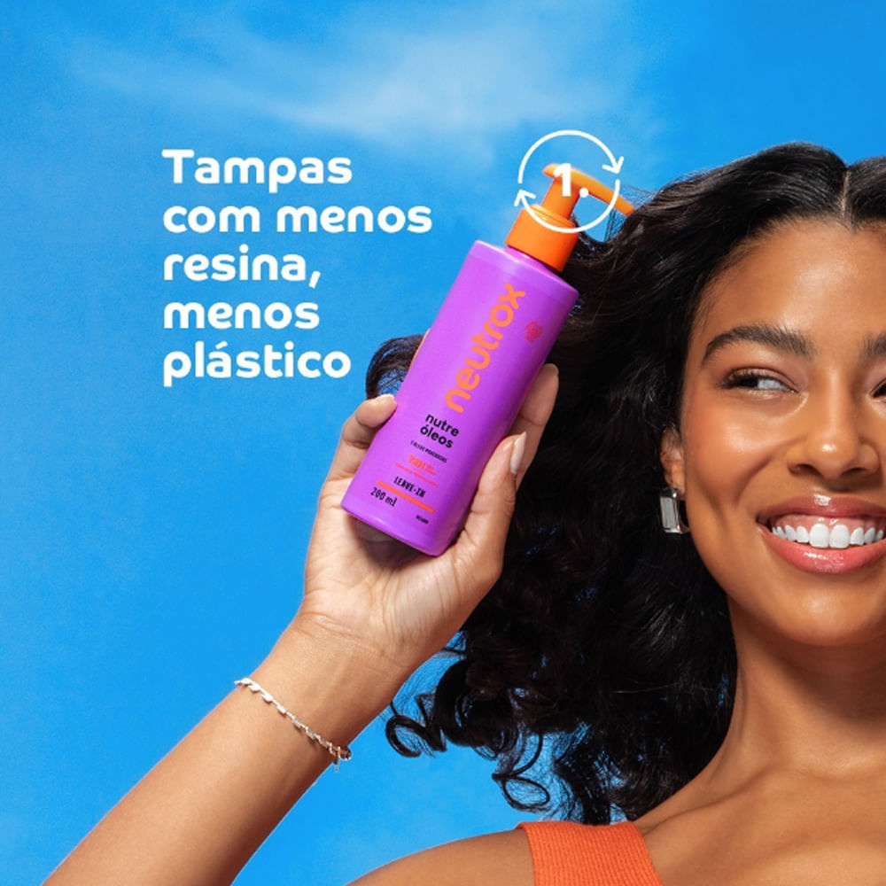 Detalhes do Shampoo Neutrox Nutre Oléos Pump 500ml