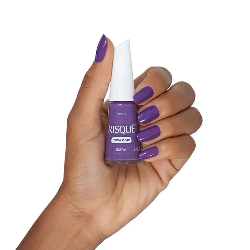 Detalhes do Esmalte Risqué Cremoso Jujuva