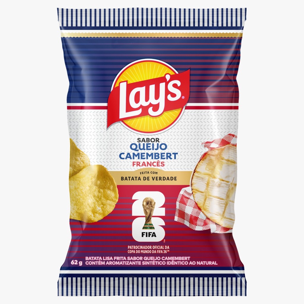 Batata Chips Lays 62g Queijo Camembert