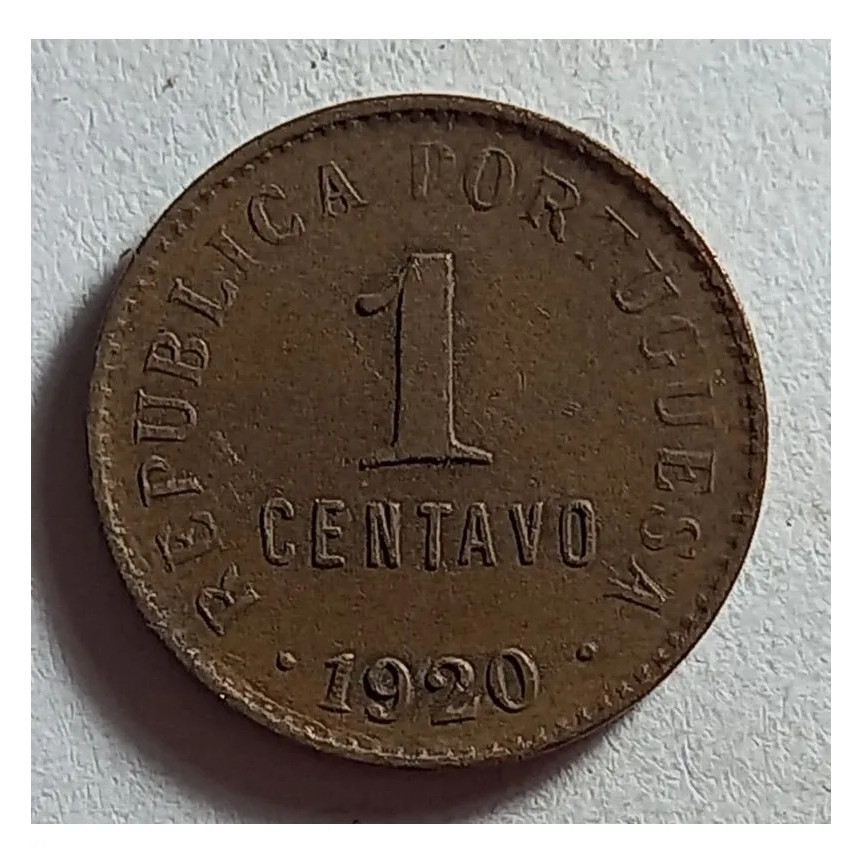 País: Portugal 1920 -  1 Centavo - Elimatec Moedas Antigas.